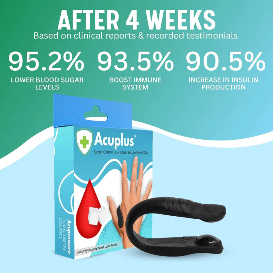 Sugar Control LI4 Acupressure Point Clip |🔥BUY 1 GET 1 FREE🔥|🔥Flat 50% Savings🔥
