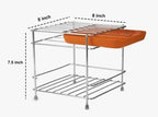 Heavy Steel Matka Stand with Free Tray