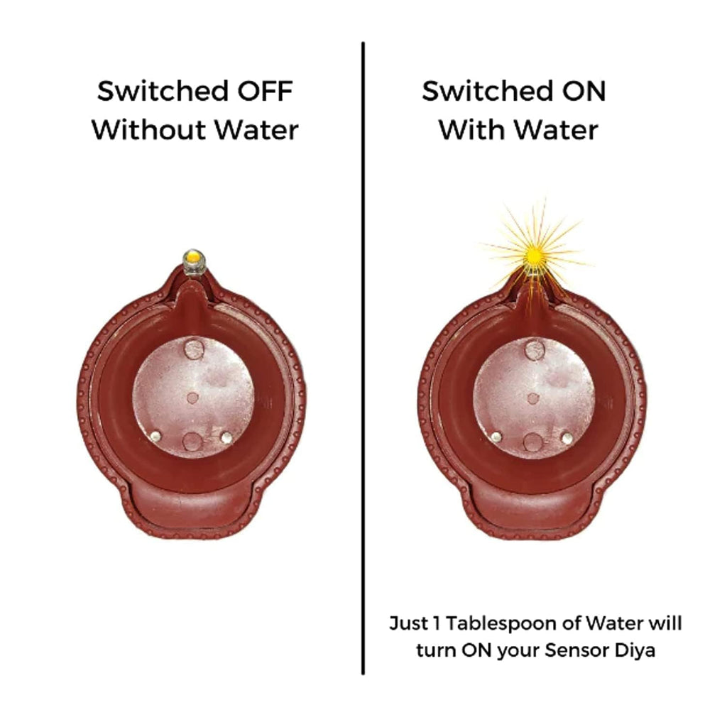LED Light Water Sensor Diya | 🔥Free Water Sensing Shivling🔥